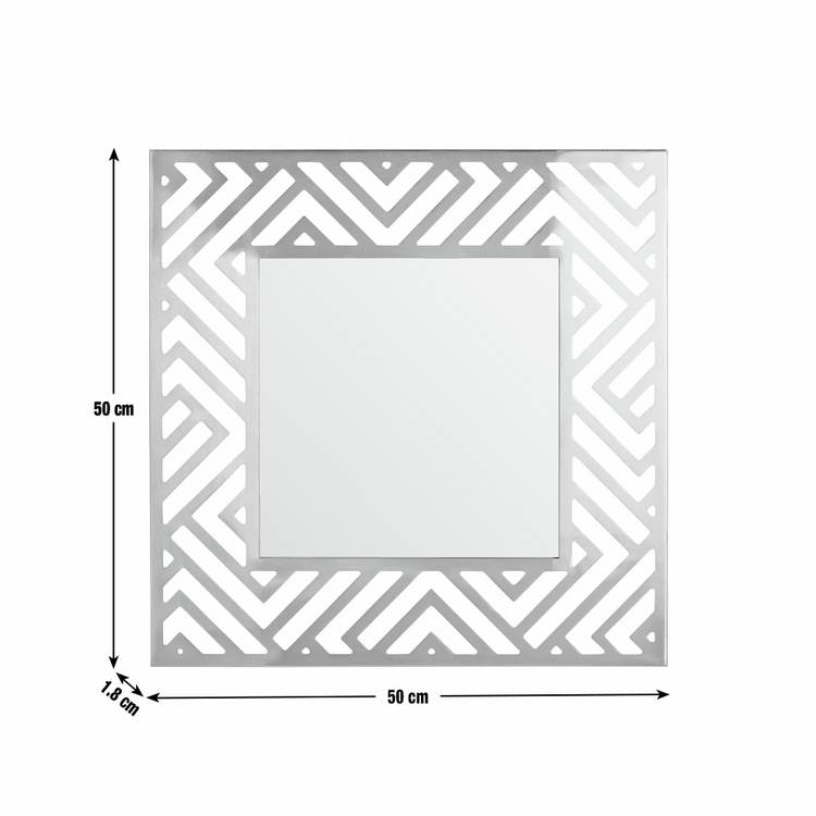 Argos Home gold effect metal cut out square mirror 50x50cm - British product