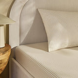 Habitat Oxford Stripe fitted sheet superking (British brand)