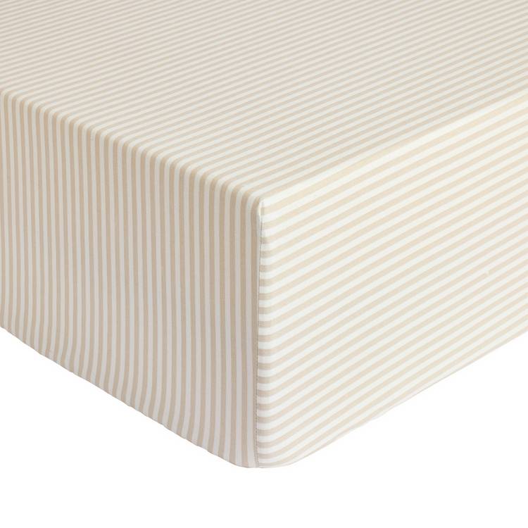 Habitat Oxford Stripe fitted sheet superking (British brand)
