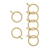Argos Home metal curtain rings light oak effect 20-pack, UK version