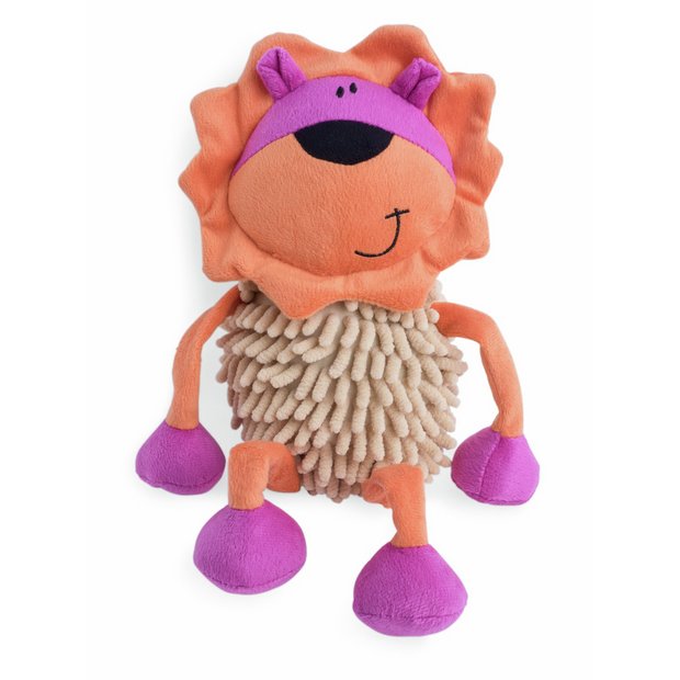Petface Buddies Lionel Lion plush dog toy, imported from the UK