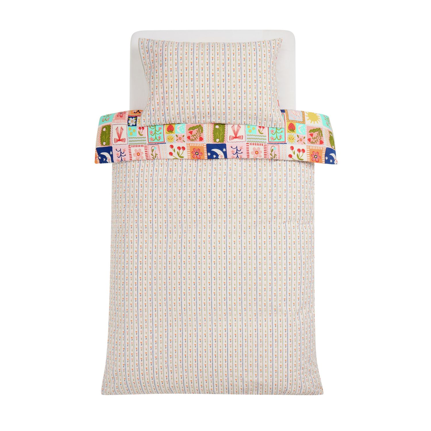 Argos Home Celestial Floral Cream Kids Bedding Set - Double