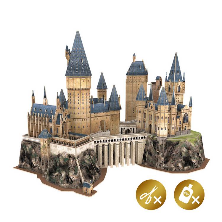 Harry Potter Hogwarts Castle 3D puzzle 197 pieces - British product