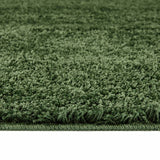 Buddy forest green shaggy rug 60x100cm, imported from the UK