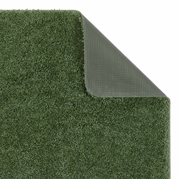 Buddy forest green shaggy rug 60x100cm, imported from the UK