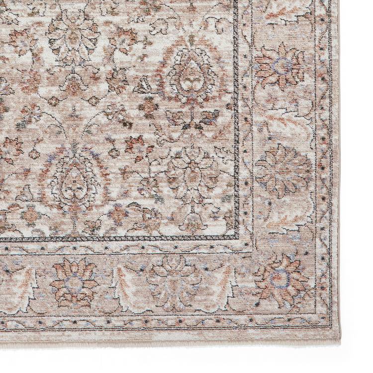 Think Rugs vintage beige short pile rug 120x170cm (British brand)