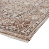 Think Rugs vintage beige short pile rug 120x170cm (British brand)