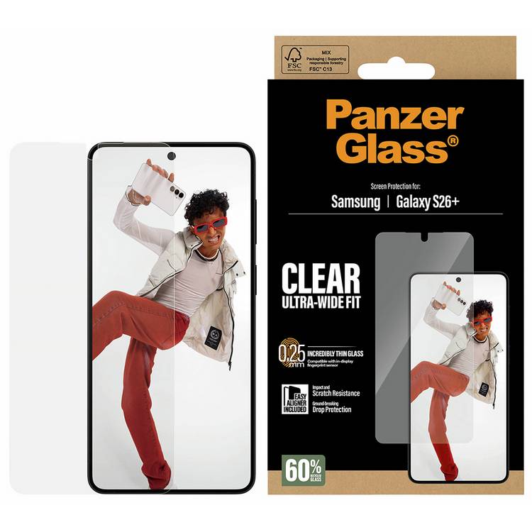 PanzerGlass screen protector for Samsung Galaxy S26+ UK version