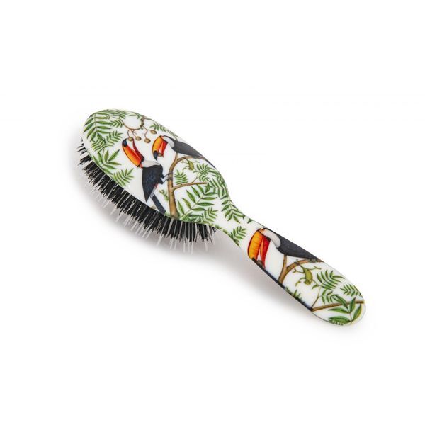 Rock & Ruddle Toucans Small Baby Bristle Hairbrush