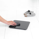 Brabantia ReNew Dark Grey digital bathroom scale, UK version