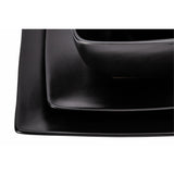 Argos Home stoneware dinner set black square 16 piece, UK version