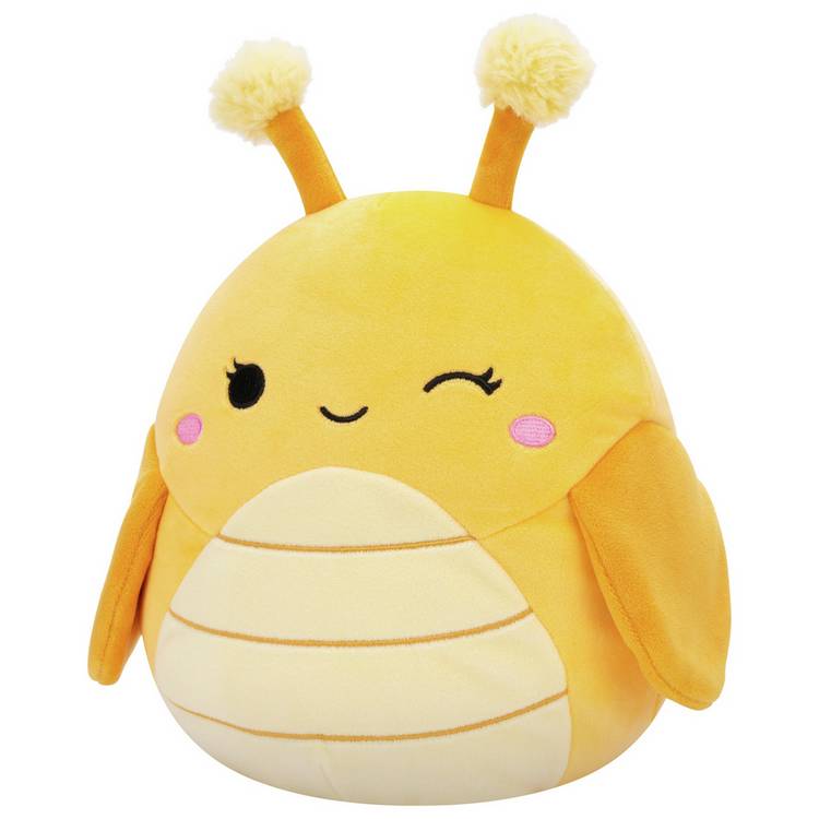 Squishmallows Greer yellow grasshopper plush 7.5 inches, imported from the UK