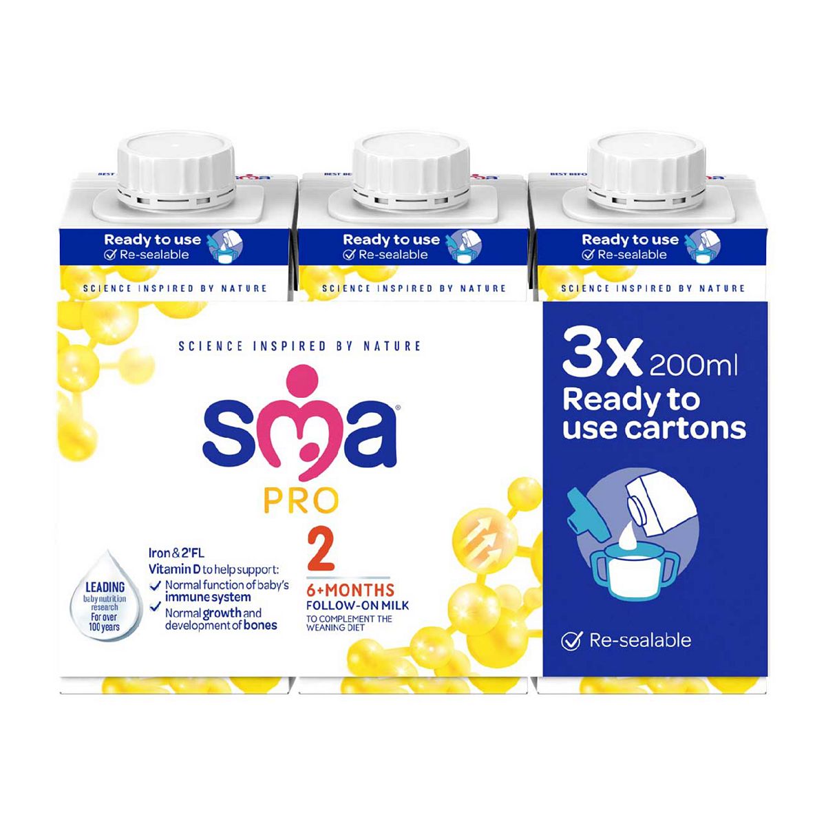 SMA Pro FOM 6 Months+ RTF Multipack 3 X 200ml GOODS Boots   