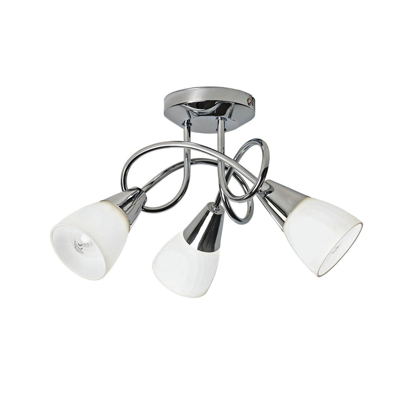 Argos Home Curico chrome ceiling light (British brand)