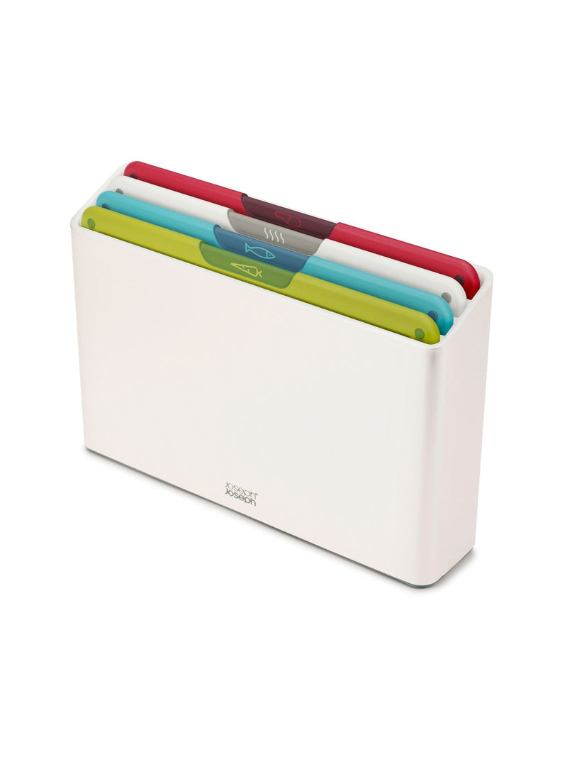 Joseph Joseph White Folio Icon 4pc chopping board set, UK version