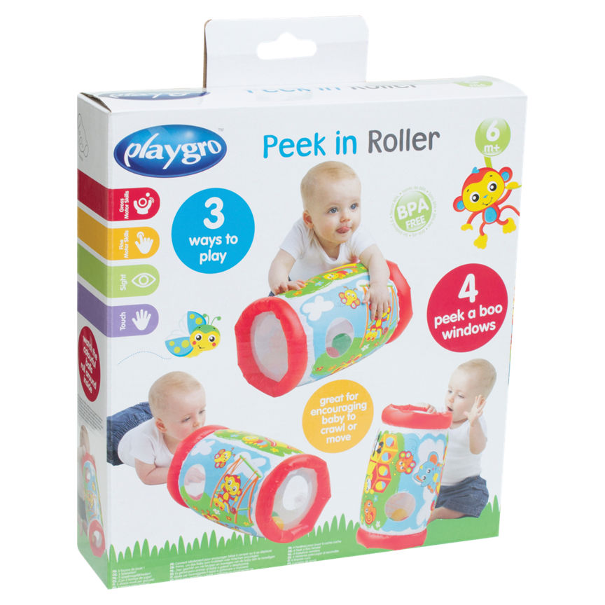 Playgro Peek in Roller 6+ Months Baby accessories & cleaning ASDA   