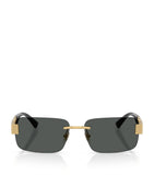Versace metal rectangular sunglasses, UK version