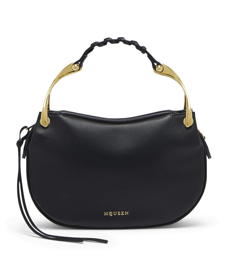 McQueen mini leather wishbone top-handle bag - British product