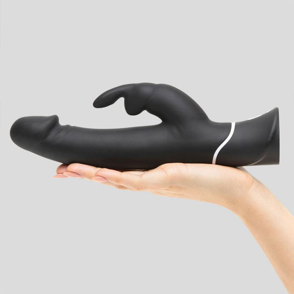 Happy Rabbit realistic vibrator toy Black, UK version