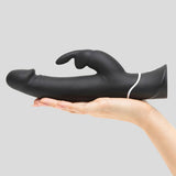 Happy Rabbit realistic vibrator toy Black, UK version