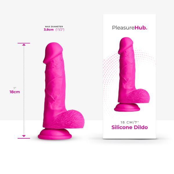 So Divine Real Skin Feel Pink silicone dildo 7 inch (British brand)