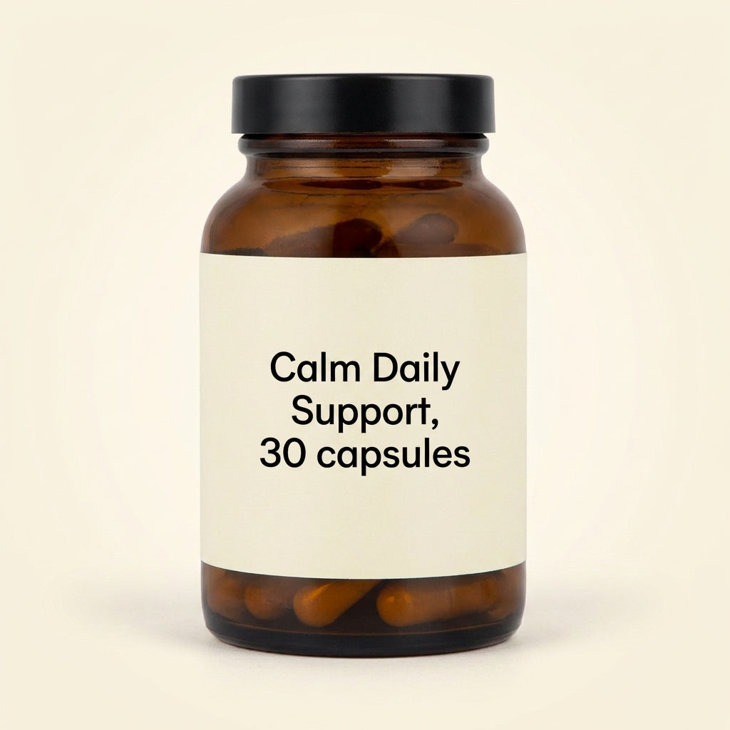 Daily Support Capsules with Saffron Rhodiola and Vitamin B Complex 30 Capsules