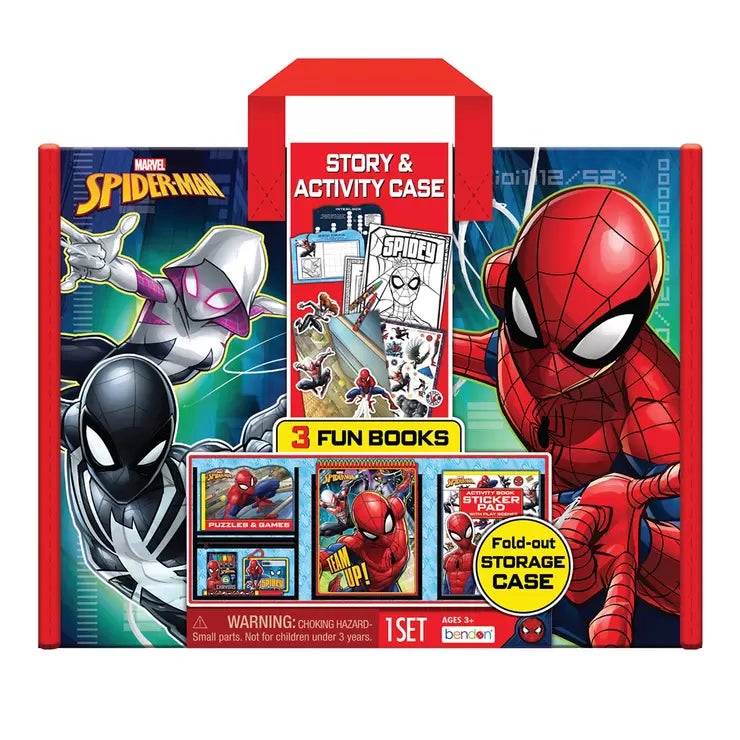Barbie Spiderman Star Wars Marvel Disney Princess story activity case, imported from the UK