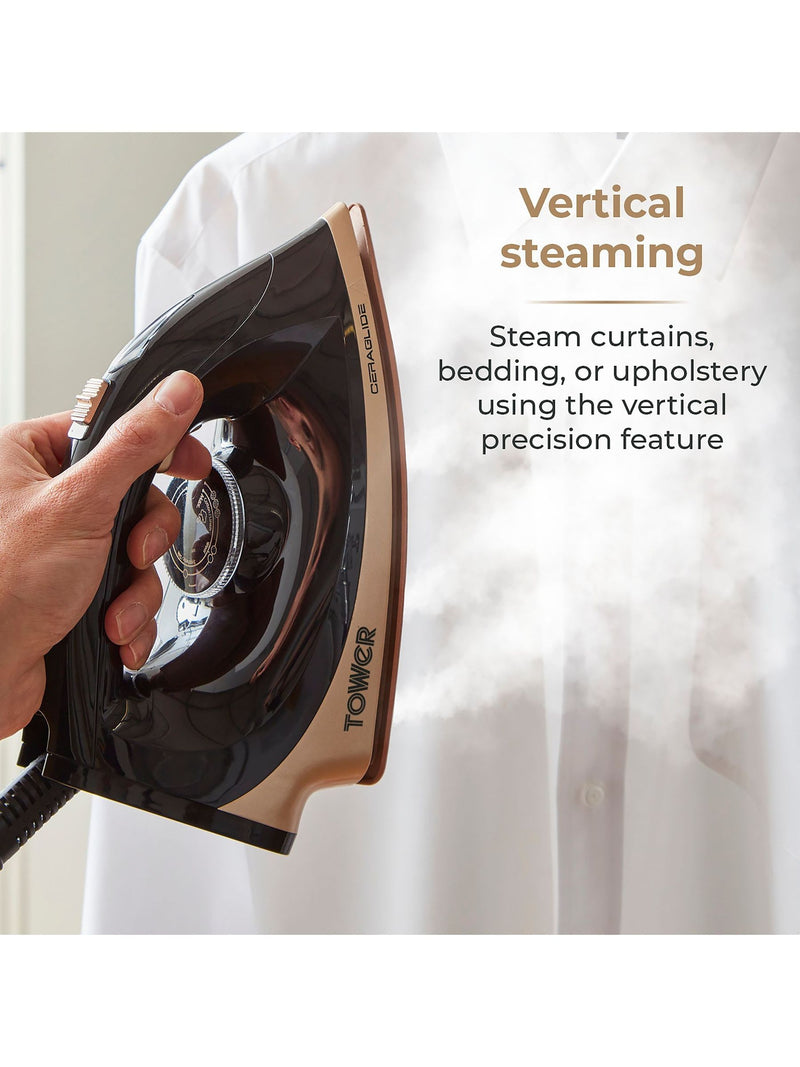 Tower Ceraglide steam generator iron 2700W (British brand)