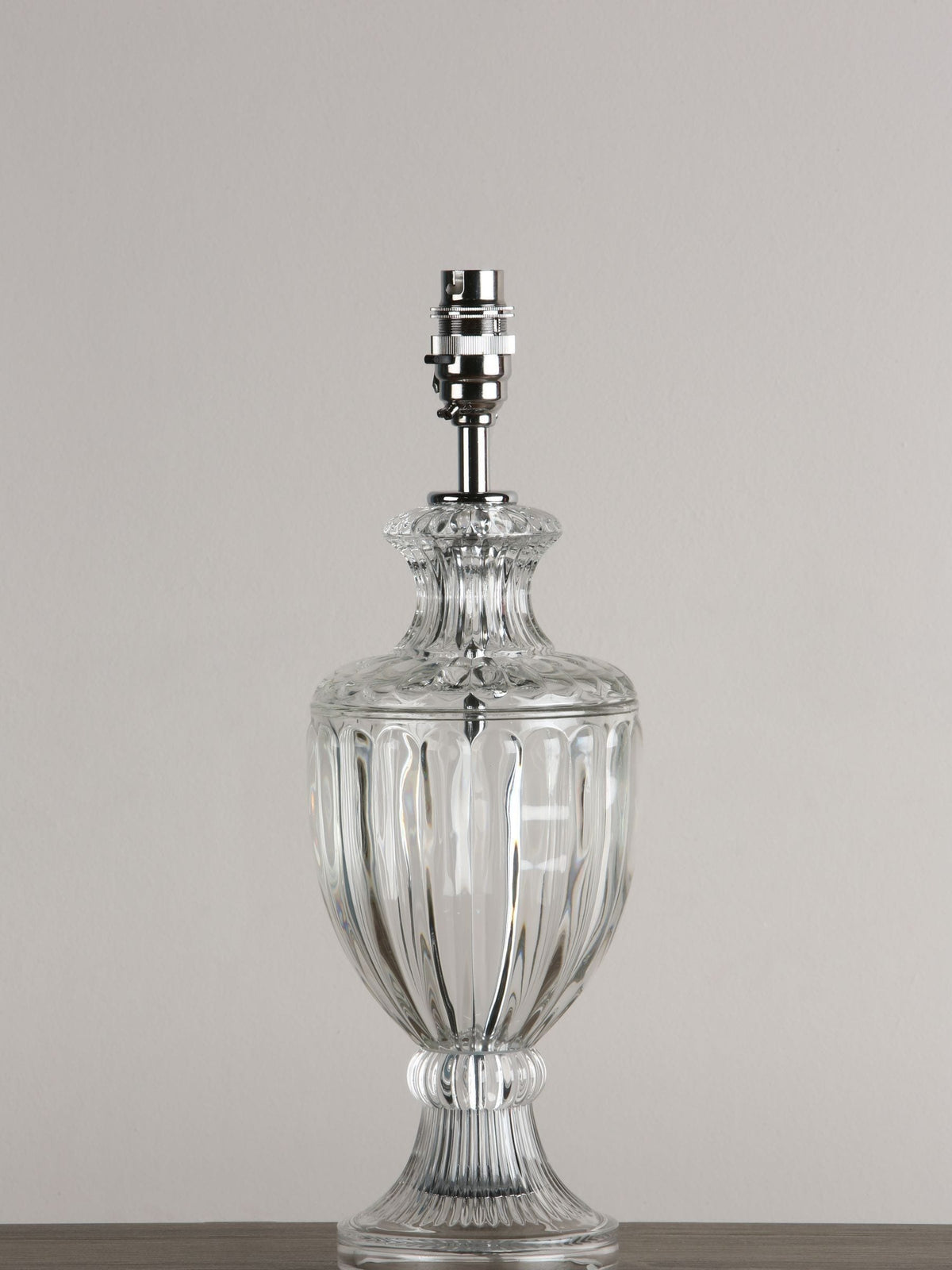 Laura Ashley Meredith cut glass crystal lamp base small, imported from the UK