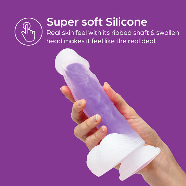 So Divine Glorious 7 Inch Real Skin Feel Purple Dildo GOODS Superdrug   