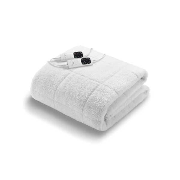 Dreamland Scandi Sherpa Underblanket - Double Dual Control GOODS Superdrug   