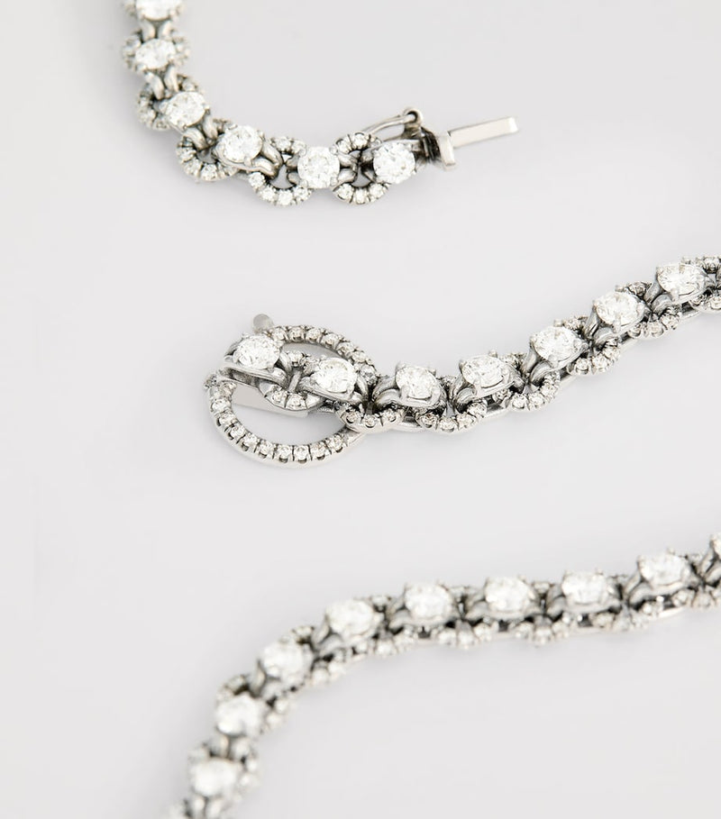 Spinelli Kilcollin white gold diamond Lumia necklace (British brand)
