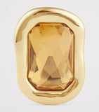 Givenchy crystal embellished sculptural ring (British brand)