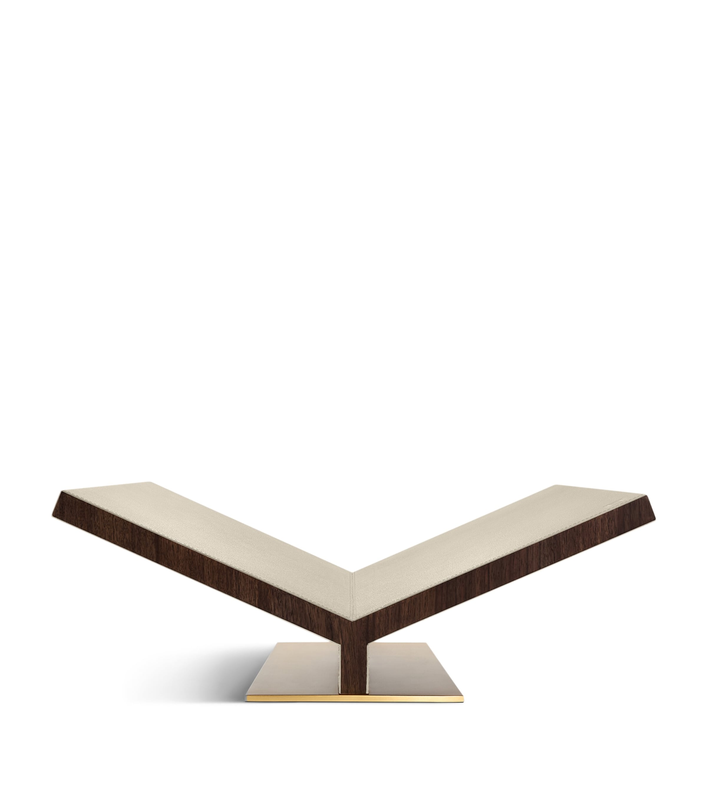 Assouline Walnut-Leather Ultimate Collector Bookstand - British product