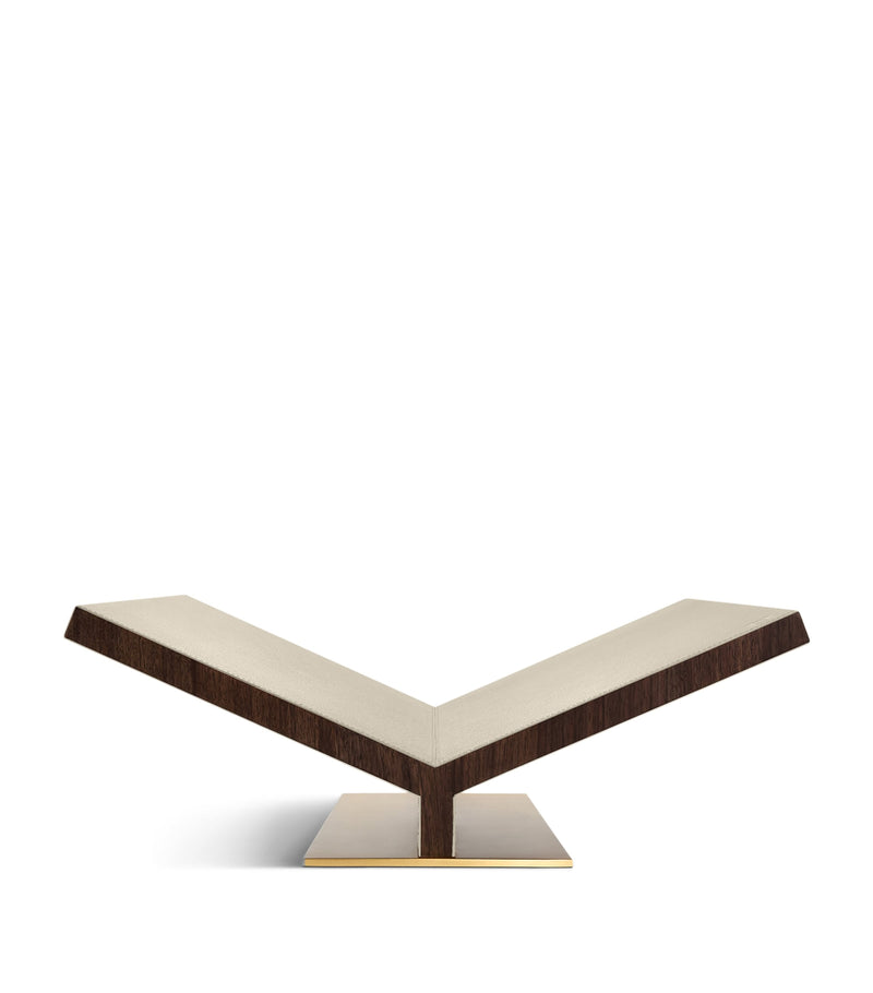 Assouline Walnut-Leather Ultimate Collector Bookstand - British product