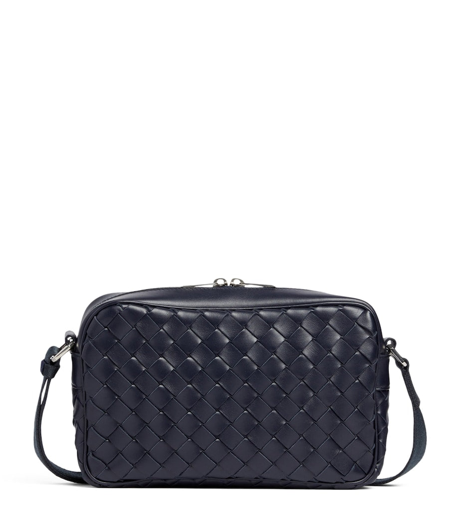 Bottega Veneta small Intrecciato leather camera bag, UK version