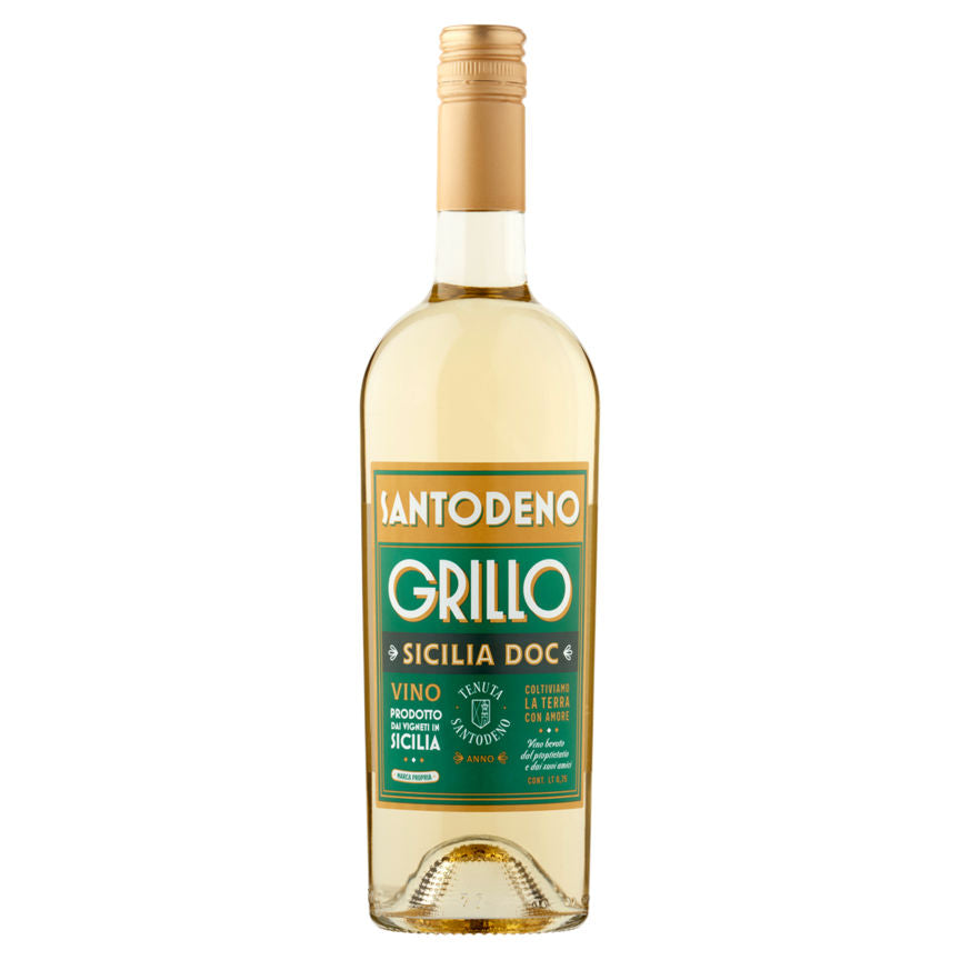 Santodeno Grillo Sicilia DOC Vino Wine GOODS ASDA   