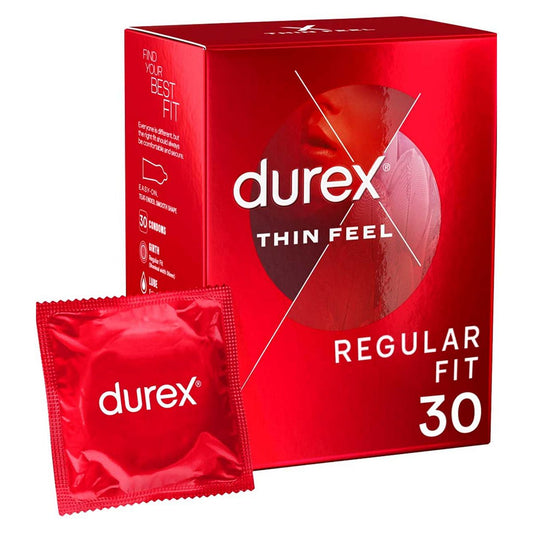 Durex Thin Feel Condoms Enhanced Sensitivity - Regular Fit - 30 pack GOODS Boots   