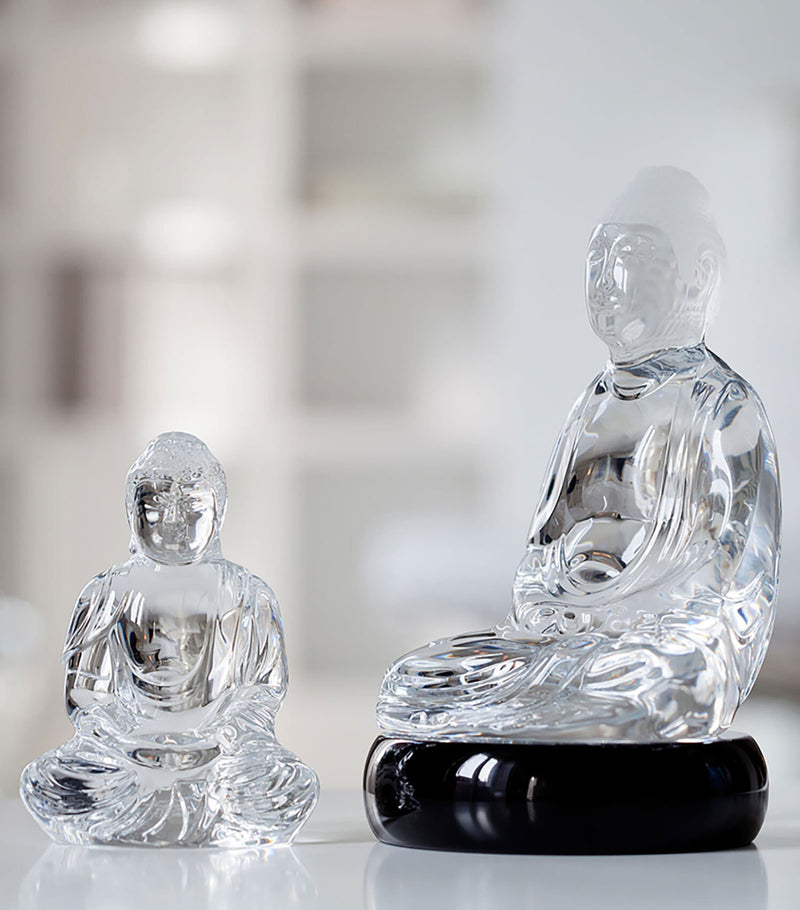 Baccarat Buddha crystal ornament - British product