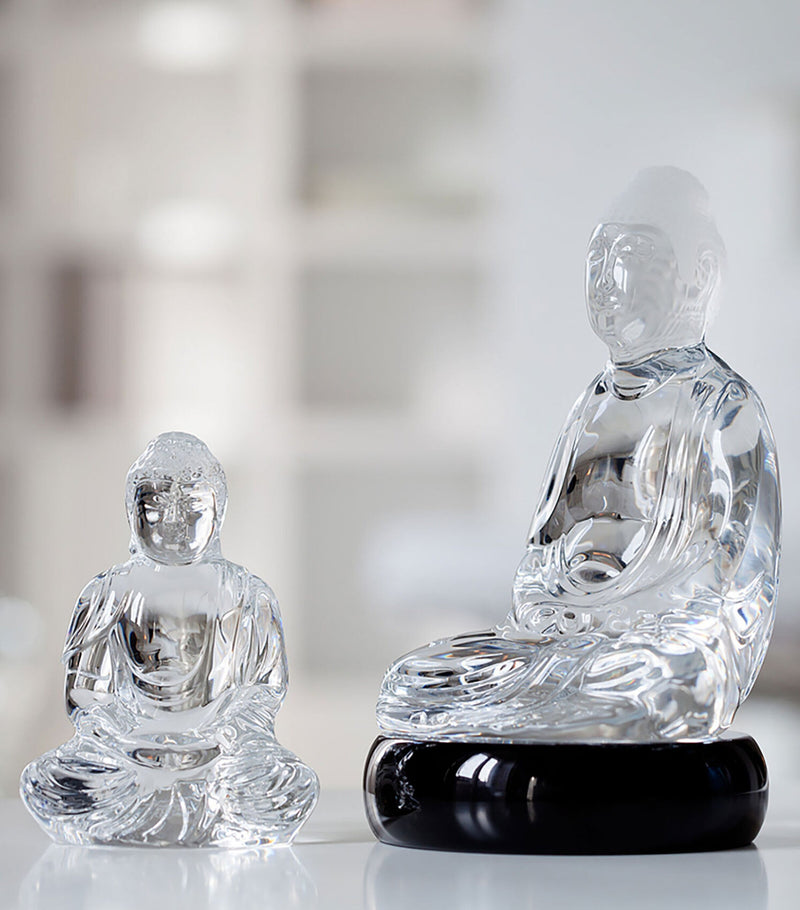 Baccarat Buddha crystal ornament - British product