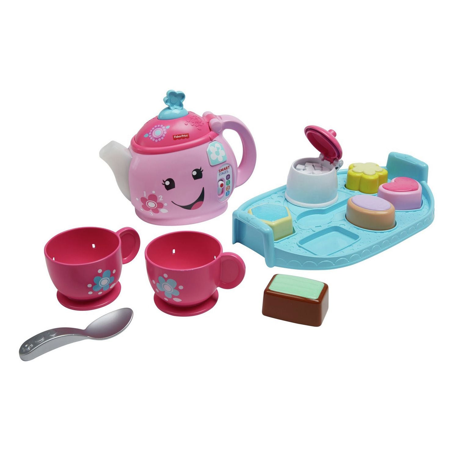 Fisher Price Laugh & Learn Sweet Manners tea set - British product