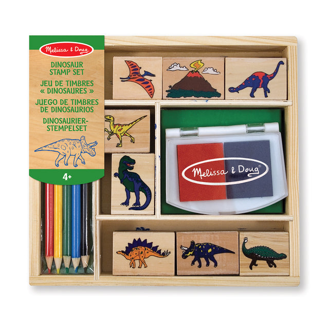 Melissa & Doug Dinosaur Stamp Set 4yrs+ GOODS M&S   