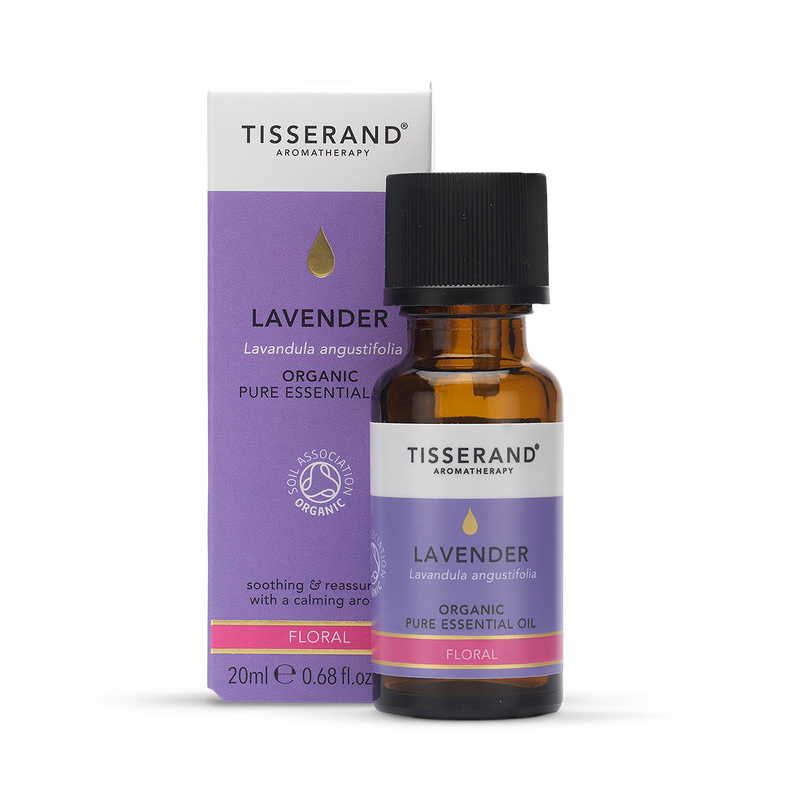 Tisserand lavender organic essential oil 20ml, imported from the UK