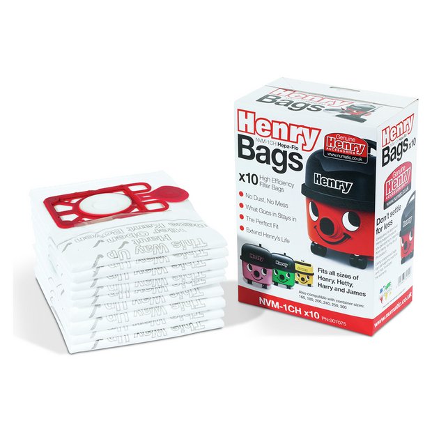 Henry genuine dust bags pack of 10 HepaFlo (British brand)