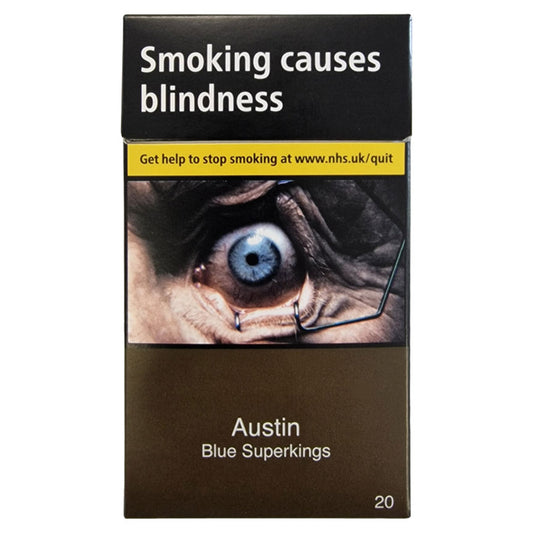 Austin Blue Superkings Cigarettes GOODS ASDA   