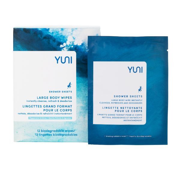 Yuni Beauty Shower Sheets Large Body Wipes - Box of 12 GOODS Superdrug   