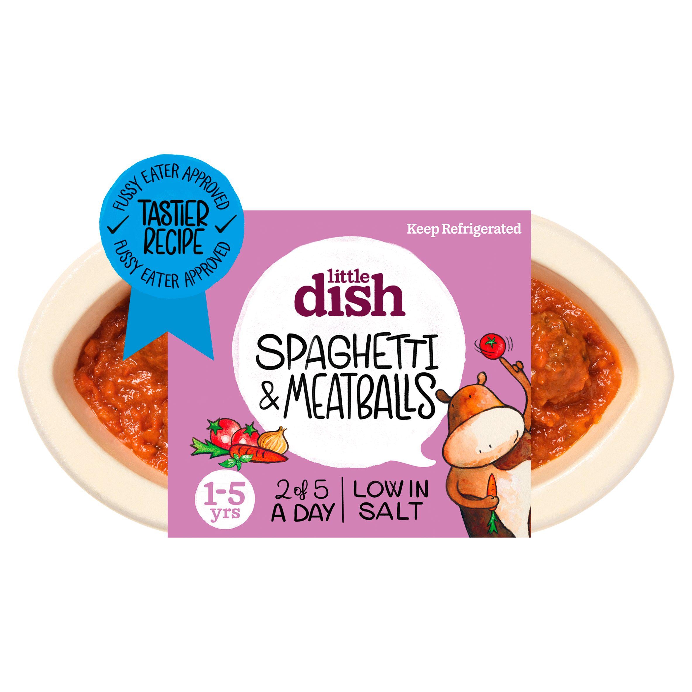 Little Dish Spaghetti & Meatballs Kid's Meal 1-5 Yrs 200g GOODS Sainsburys   