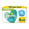 Pampers Harmonie Aqua Baby Wipes Plastic Free 4 Packs = 192 Wipes GOODS Boots   