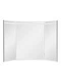 Silver Sloane bevelled dressing table mirror 60cm x 90.5cm x 1.5cm (British brand)