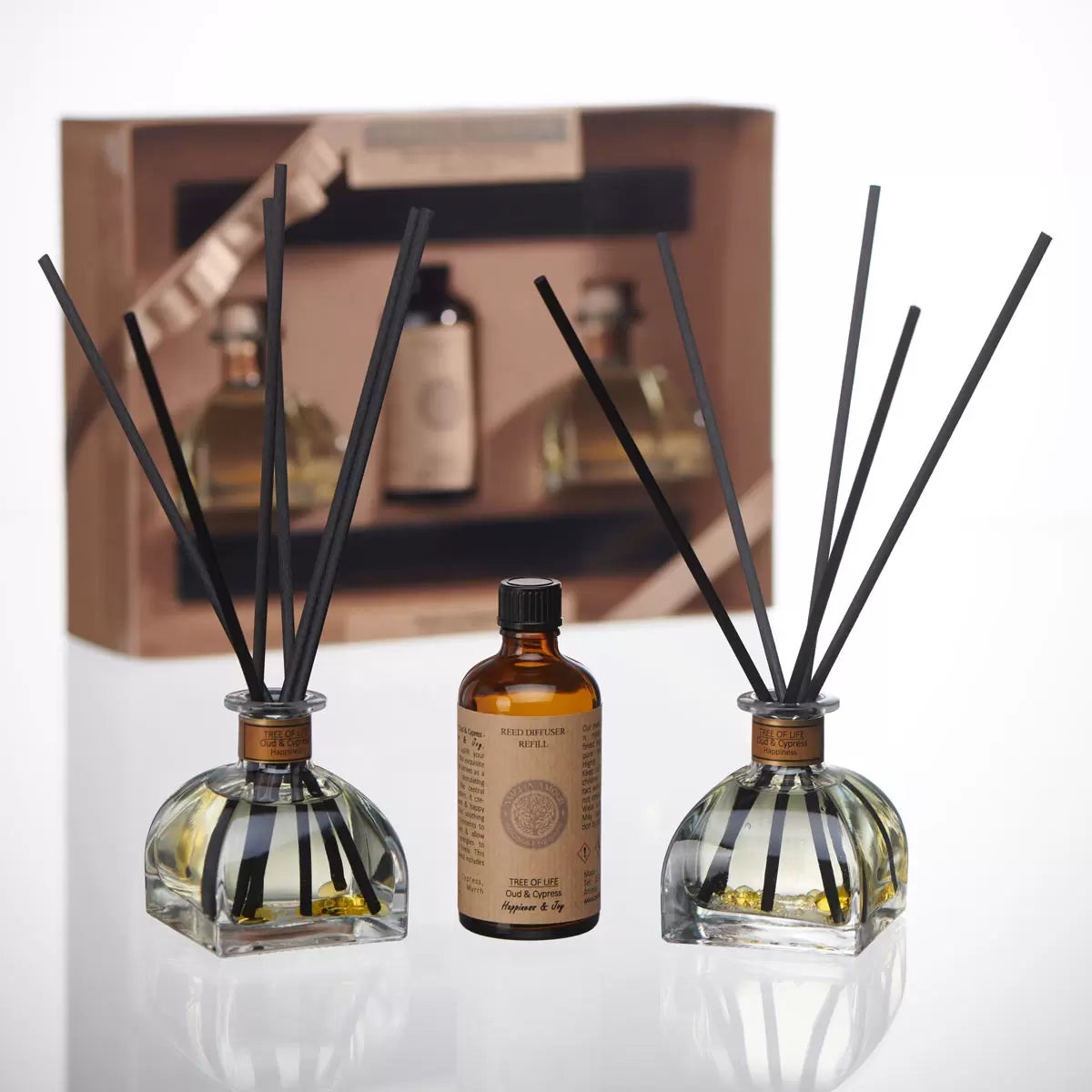 Amelia Amour Aromatherapy 2 x 100ml Reed Diffuser Gift Set